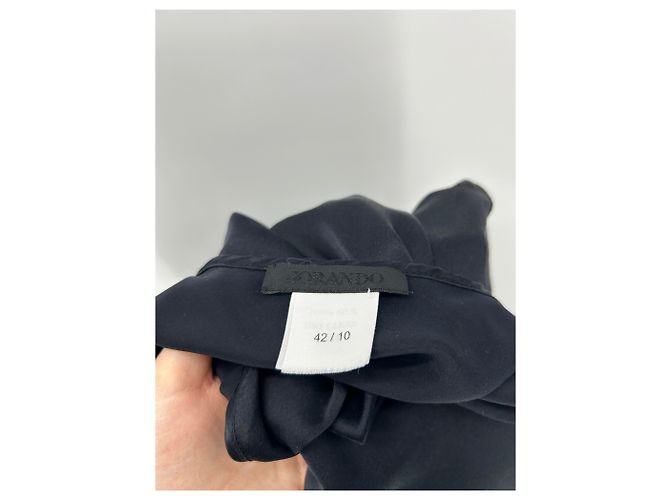 Autre Marque JORANDO Seidenkleid Schwarz - Ansicht 5