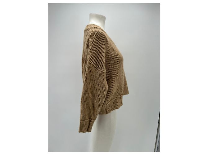Autre Marque Suéter crema de cachemira Beige - vista 3