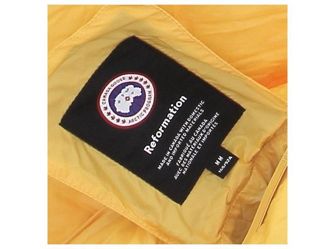 Canada Goose Reversible gelbe Jacke mit Blumen - Ansicht 10