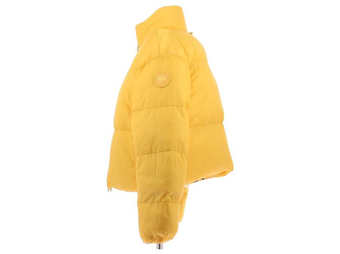 Canada Goose Reversible gelbe Jacke mit Blumen - Ansicht 8