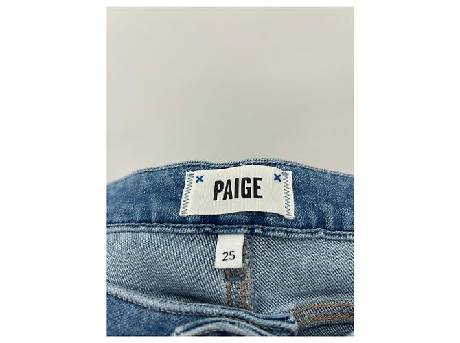 Paige Jeans Jeans Paige Brigitte azul de algodón - vista 3