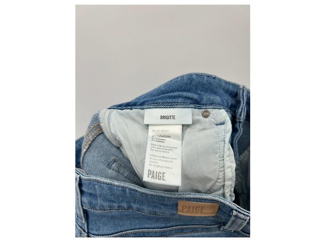 Paige Jeans Jeans Paige Brigitte azul de algodón - vista 4