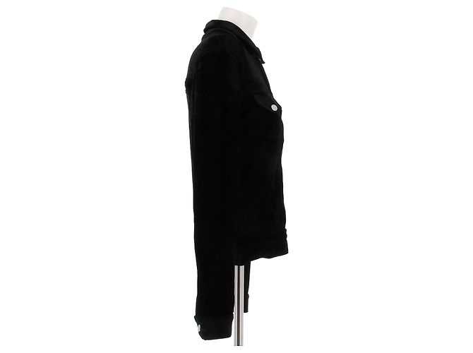 Autre Marque Schwarze Samtjacke - Ansicht 3