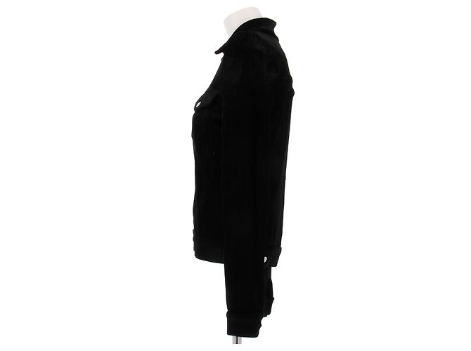 Autre Marque Schwarze Samtjacke - Ansicht 4