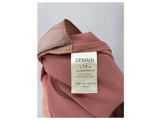 DMN Calça rosa de lã - vista 4