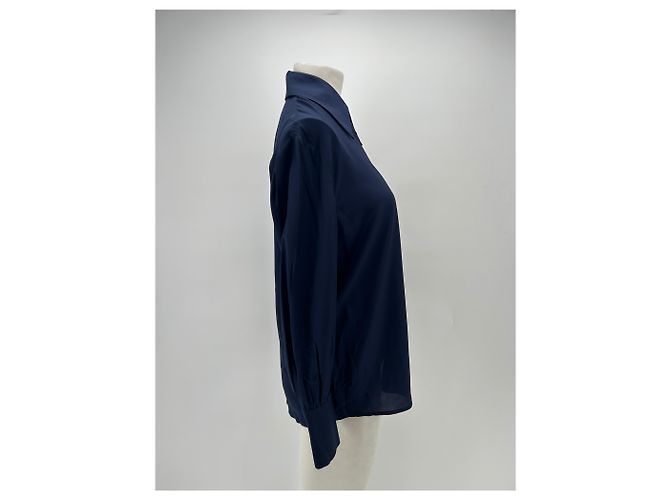 Autre Marque VAKKO Bluse Marineblau Größe 36 - Ansicht 3