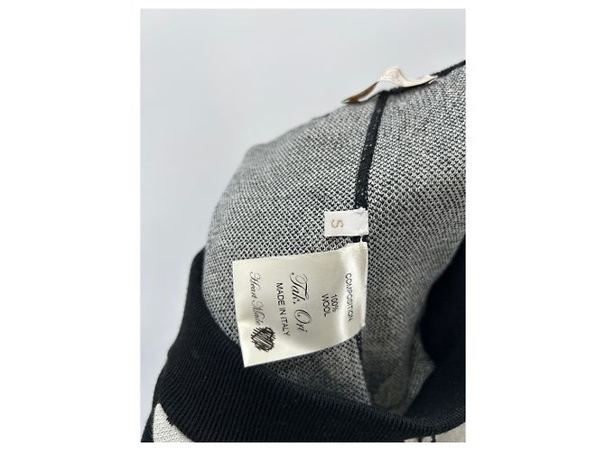 Autre Marque Calça de moletom estampada em lã Preto - vista 4