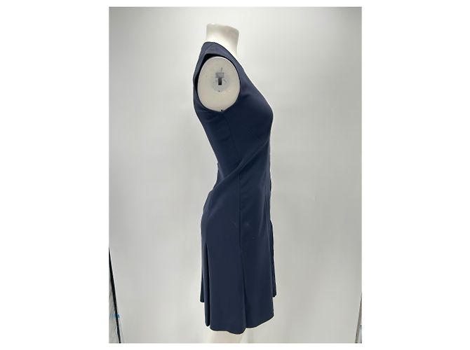 Abito corto blu navy Cédric Charlier - vista 3