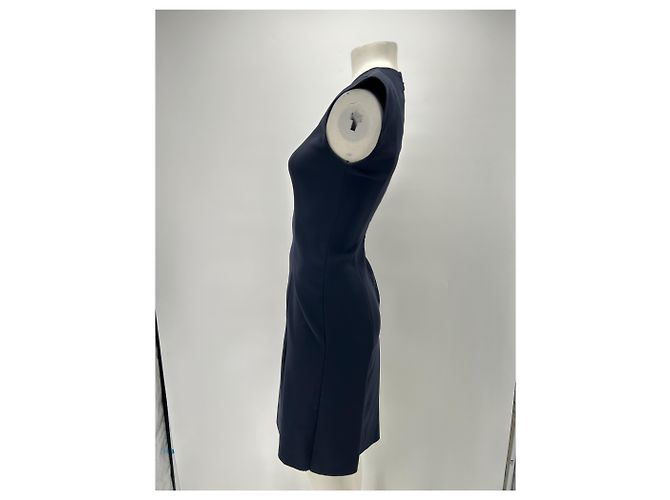 Abito corto blu navy Cédric Charlier - vista 4