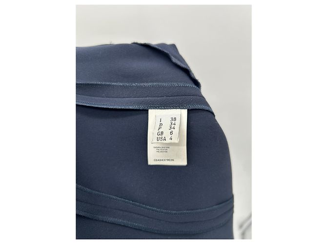 Abito corto blu navy Cédric Charlier - vista 6