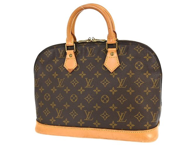 Borsa Alma Louis Vuitton in tela Monogram PM Marrone - vista 2