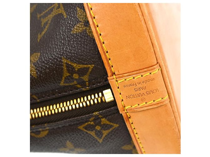 Borsa Alma Louis Vuitton in tela Monogram PM Marrone - vista 5
