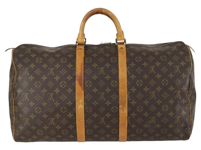 Louis Vuitton Keepall Monogram Canvas 55 Marrone - vista 2