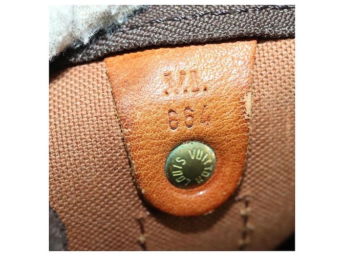 Louis Vuitton Keepall Monogram Canvas 50 Marrone - vista 7