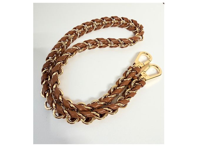 Tracolla catena Louis Vuitton i Marrone D'oro - Ansicht 6