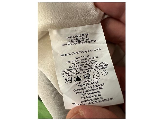 Vestido de crepé de seda estampado Tory Burch Multicolor - vista 5