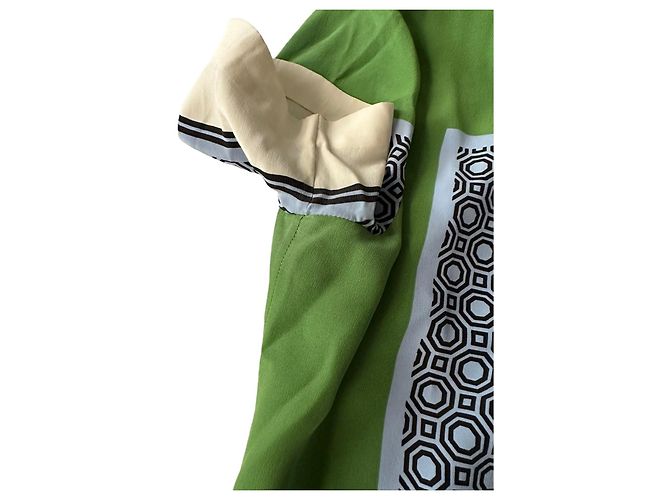 Vestido de crepé de seda estampado Tory Burch Multicolor - vista 6