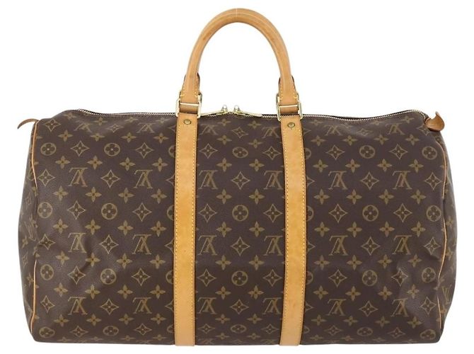 Louis Vuitton Keepall Monogram Canvas 50 Marrone - vista 2