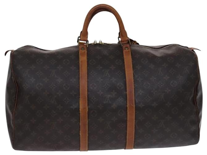Louis Vuitton Keepall Monogram Canvas 55 Marrone - vista 2