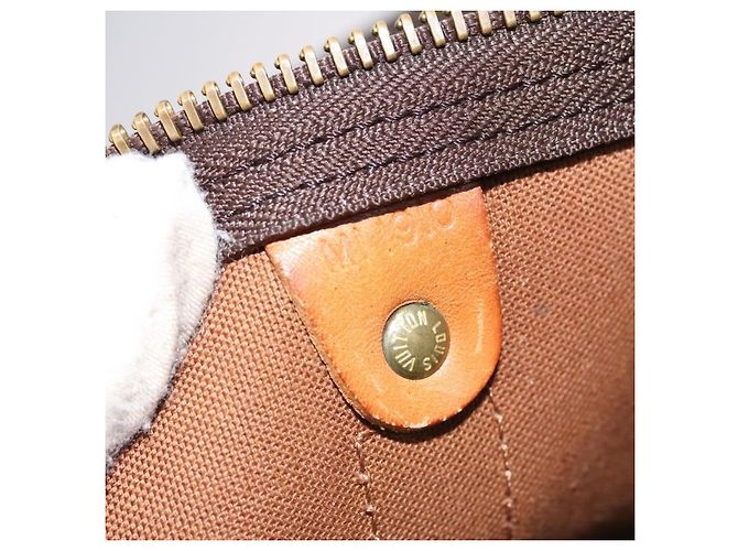 Louis Vuitton Keepall Monogram Canvas 55 Marrone - vista 7