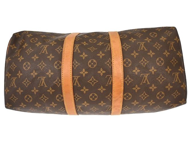 Louis Vuitton Keepall Monogram Canvas 45 Marron - vue 7