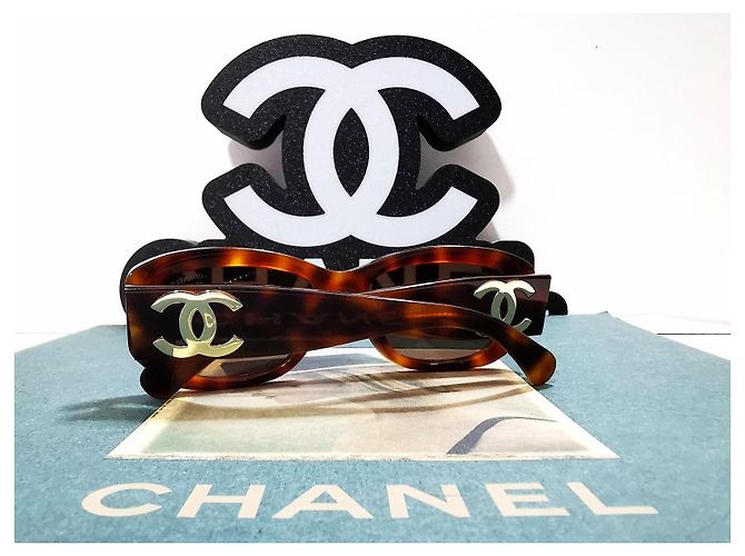 Gafas de Sol Chanel Rectangulares Marrón Carey - 5493 - c.1295/S9 Castaño - vista 11