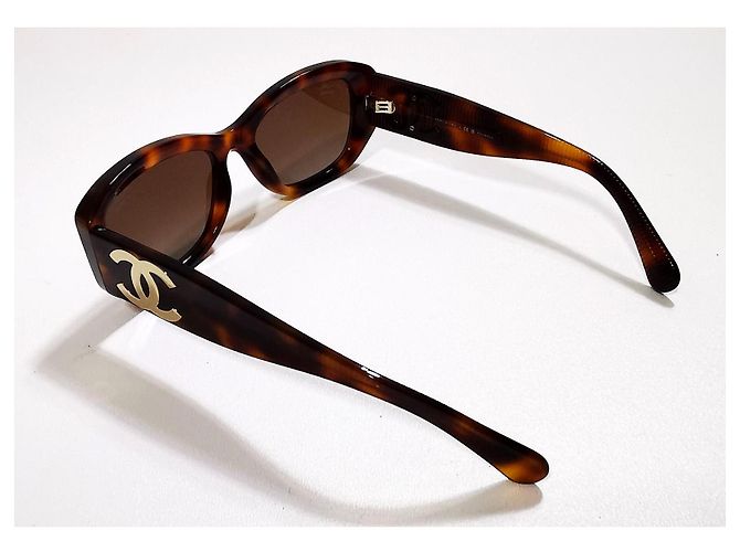 Gafas de Sol Chanel Rectangulares Marrón Carey - 5493 - c.1295/S9 Castaño - vista 14