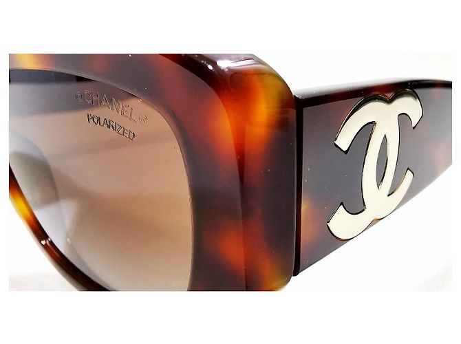 Gafas de Sol Chanel Rectangulares Marrón Carey - 5493 - c.1295/S9 Castaño - vista 15