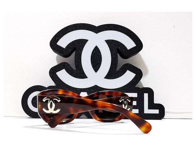 Gafas de Sol Chanel Rectangulares Marrón Carey - 5493 - c.1295/S9 Castaño - vista 6