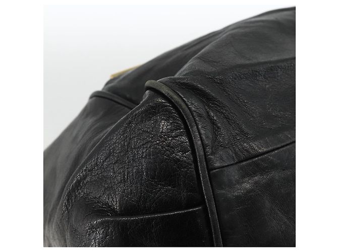 Chloé Borsa a mano Chloe Etel in pelle nera e oro Auth BSZ555 Nero D'oro - vista 13