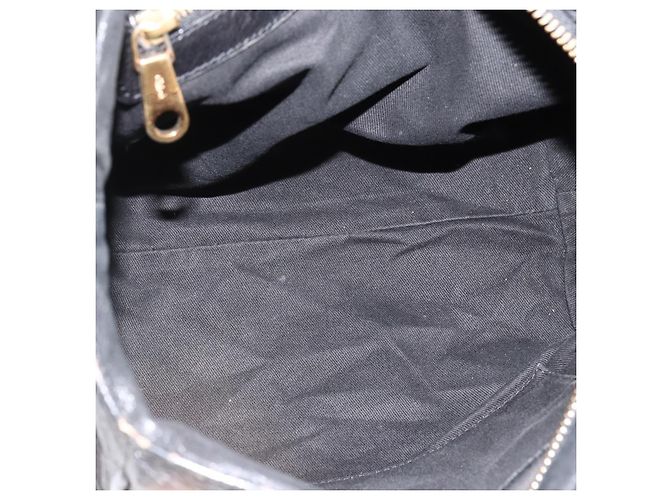 Chloé Borsa a mano Chloe Etel in pelle nera e oro Auth BSZ555 Nero D'oro - vista 16