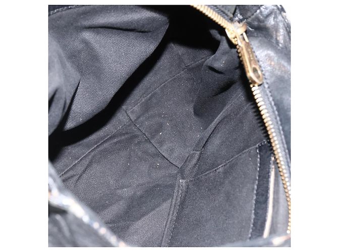 Chloé Borsa a mano Chloe Etel in pelle nera e oro Auth BSZ555 Nero D'oro - vista 17