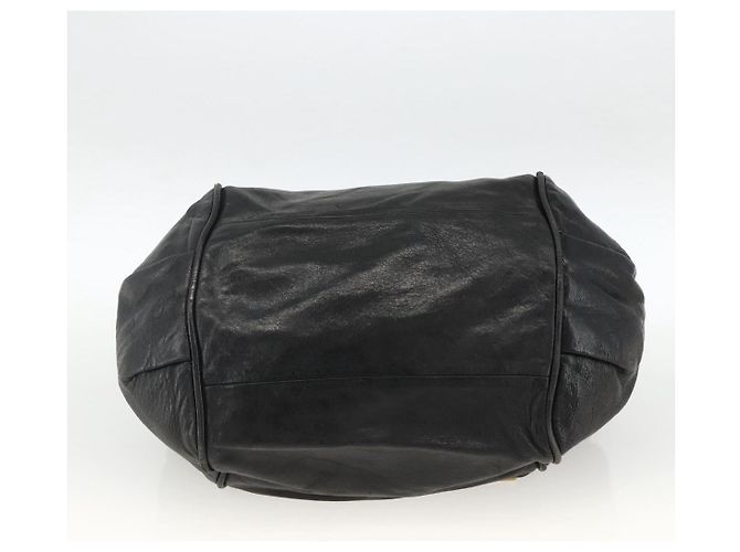 Chloé Borsa a mano Chloe Etel in pelle nera e oro Auth BSZ555 Nero D'oro - vista 9