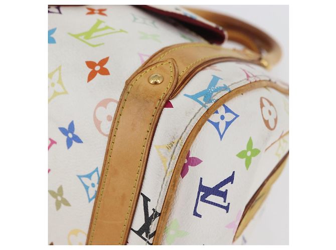 LOUIS VUITTON Handtasche Priscilla Monogramm Multicolor Weiß M40096 LV Auth AMZ317A - Ansicht 14