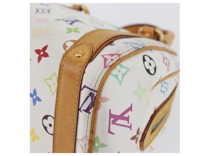 LOUIS VUITTON Handtasche Priscilla Monogramm Multicolor Weiß M40096 LV Auth AMZ317A - Ansicht 16