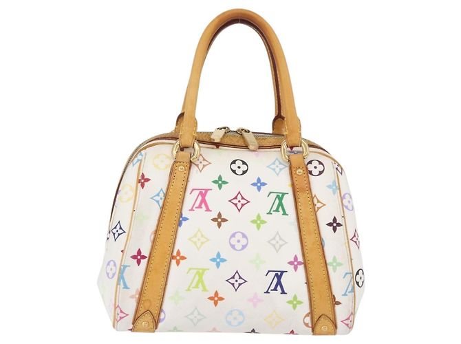 LOUIS VUITTON Handtasche Priscilla Monogramm Multicolor Weiß M40096 LV Auth AMZ317A - Ansicht 2