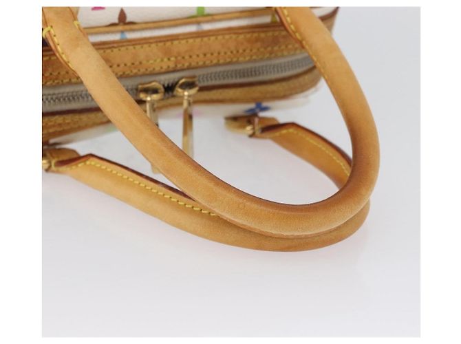 LOUIS VUITTON Handtasche Priscilla Monogramm Multicolor Weiß M40096 LV Auth AMZ317A - Ansicht 8