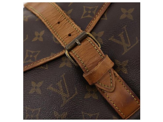 LOUIS VUITTON Bolsa de Ombro Monogram Saumur 35 M42254 LV Auth bs33791 Monograma - vista 23