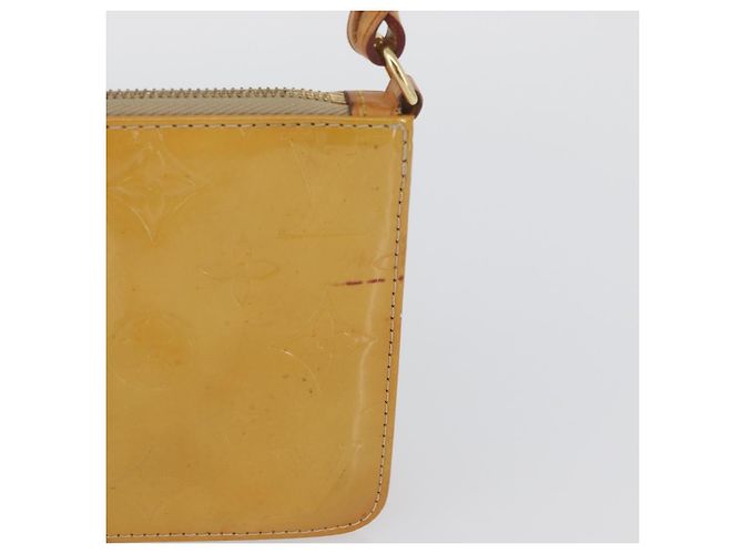 LOUIS VUITTON Bolsa Lexington Monogram Vernis Beige M91010 LV Auth LNZ662 - vista 2