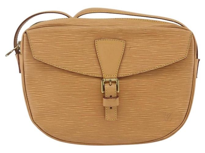 LOUIS VUITTON Epi Jeune Fille MM Schultertasche Beige M52156 LV Auth ka3311 - Ansicht 13