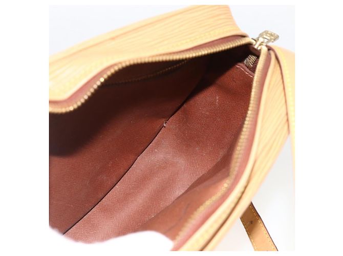 LOUIS VUITTON Epi Jeune Fille MM Schultertasche Beige M52156 LV Auth ka3311 - Ansicht 19