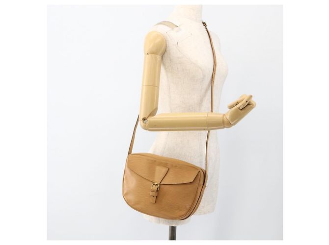 LOUIS VUITTON Epi Jeune Fille MM Schultertasche Beige M52156 LV Auth ka3311 - Ansicht 23