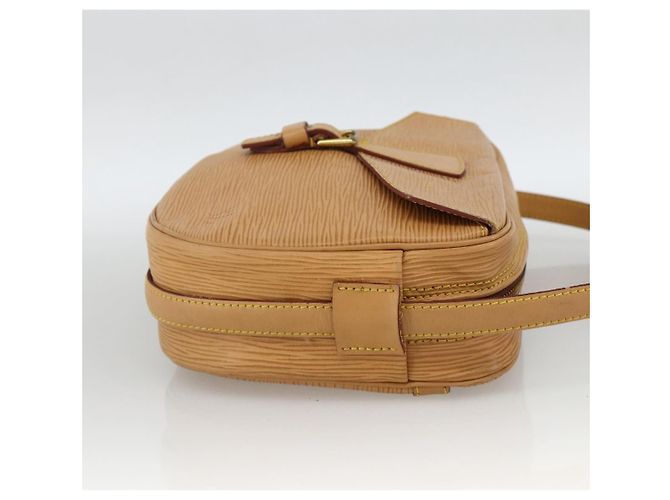 LOUIS VUITTON Epi Jeune Fille MM Schultertasche Beige M52156 LV Auth ka3311 - Ansicht 4
