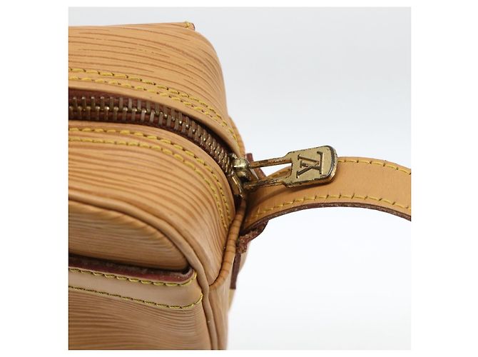 LOUIS VUITTON Epi Jeune Fille MM Schultertasche Beige M52156 LV Auth ka3311 - Ansicht 9