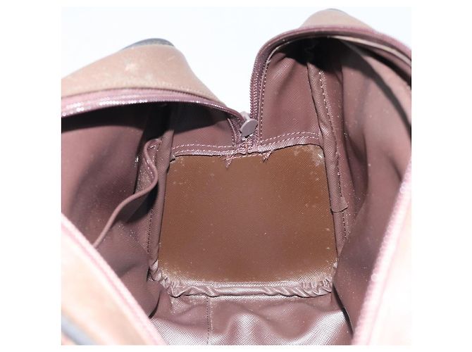 Borsa a mano in tela Nova Check di Burberrys marrone e oro Auth gh2024 D'oro - vista 18