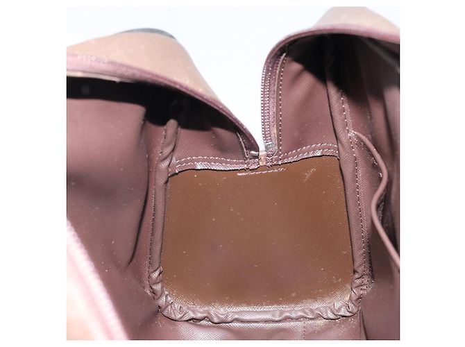 Borsa a mano in tela Nova Check di Burberrys marrone e oro Auth gh2024 D'oro - vista 19