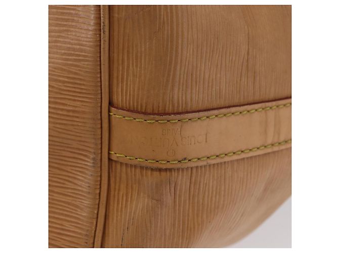 Noe LOUIS VUITTON Epi Petit Noé Borsa a Spalla Beige M44106 LV Auth ti3798 - vista 17