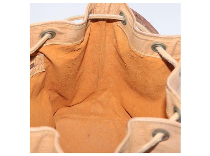 Noe LOUIS VUITTON Epi Petit Noé Borsa a Spalla Beige M44106 LV Auth ti3798 - vista 18