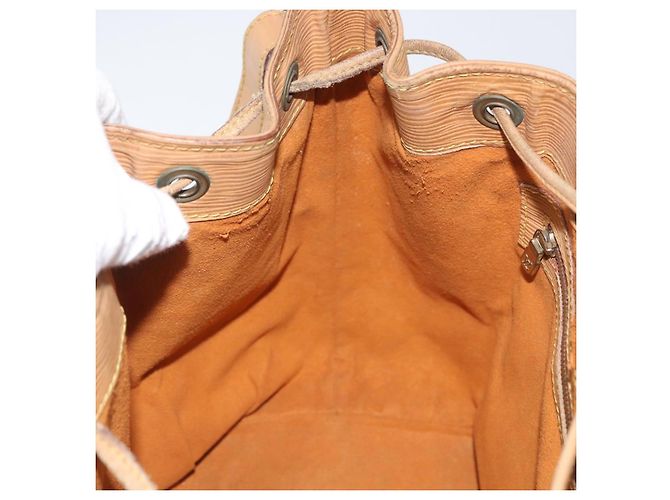 Noe LOUIS VUITTON Epi Petit Noé Borsa a Spalla Beige M44106 LV Auth ti3798 - vista 19