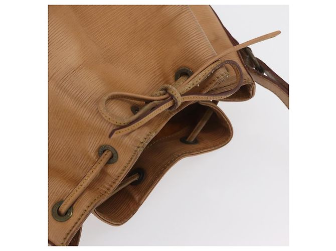 Noe LOUIS VUITTON Epi Petit Noé Borsa a Spalla Beige M44106 LV Auth ti3798 - vista 6